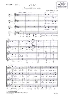 Kodaly, Zoltan: Villo - The Straw Guy