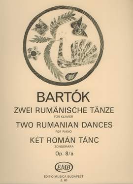 Bartok, Bela: Two Rumanian Dances (piano)