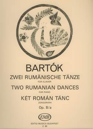 Bartok, Bela: Two Rumanian Dances (piano)