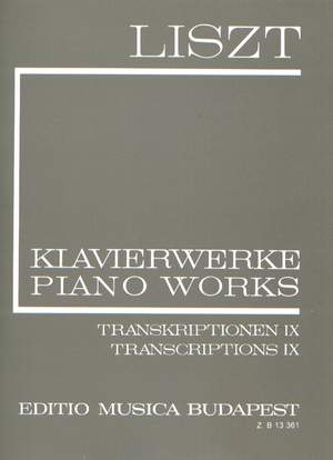 Liszt: Transcriptions IX (paperback)