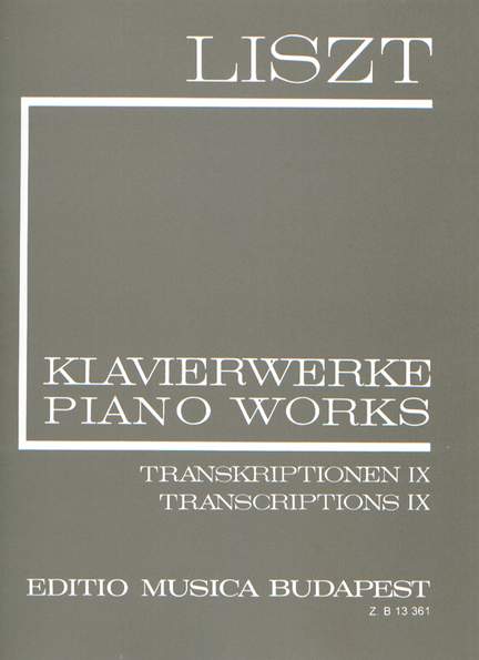 Liszt: Transcriptions IX (paperback)