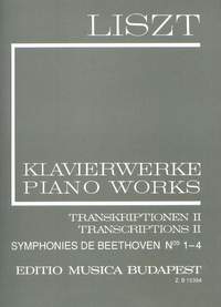 Liszt: Transcriptions II (Beethoven Symphonies 1-4) (paperback)