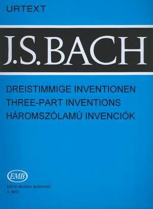 Bach, Johann Sebastian: Three-part Inventions