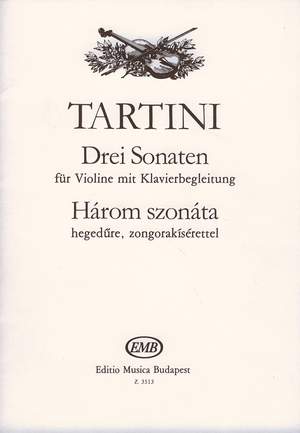 Tartini, Giuseppe: Three Sonatas