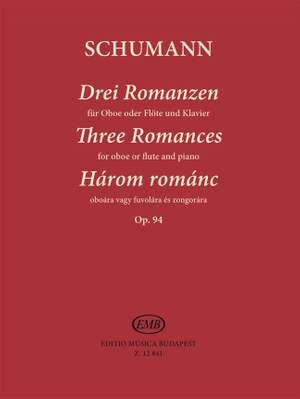 Schumann, Robert: Three Romances (oboe and piano)