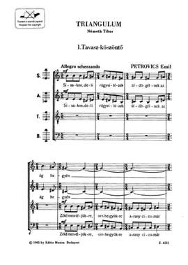 Petrovics, Emil: Triangulum