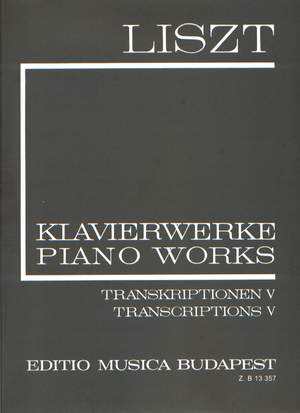 Liszt: Transcriptions V (paperback)
