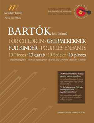 Bartok, Bela: Ten Pieces from the Series For Children