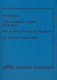 Oromszegi, Otto: Ten Modern Etudes for bassoon