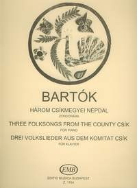 Bartok, Bela: 3 Hungarian Folksongs from the Country