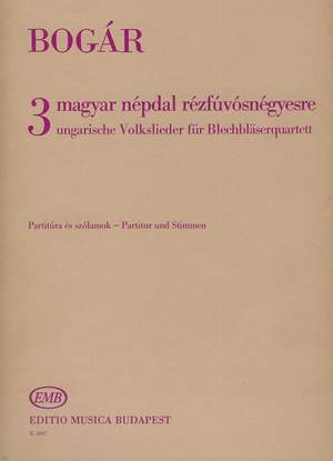 Three Hungarian Folksongs for brass quartet