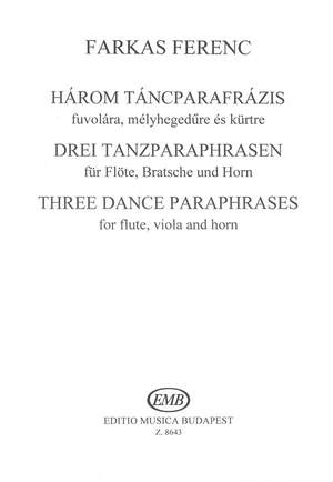 Farkas, Ferenc: Three Dance Paraphrases