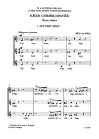 Mohay, Miklos: Three Children's Miniatures
