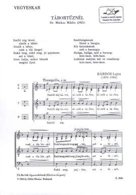 Bardos, Lajos: Tabortuznel