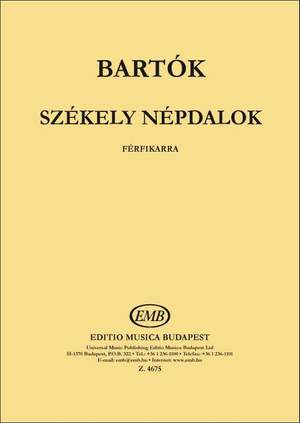 Bartok, Bela: Szekely dalok