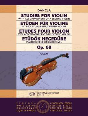 Dancla, Charles: Studies for Violin