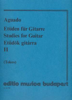 Aguado, Dionysio: Studies for guitar Vol.2