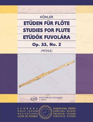 Kohler, Ernesto: Studies for Flute Vol.2