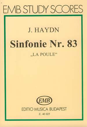 Haydn, Franz Joseph: Symphony No. 83 in G minor (score)