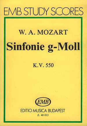 Mozart, Wolfgang Amadeus: Symphony in G minor, K 550 (score)