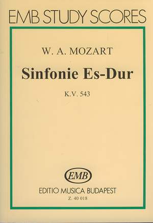 Mozart, Wolfgang Amadeus: Symphony in E-flat major, K 543