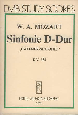Mozart, Wolfgang Amadeus: Symphony in D major, K 385 (score)