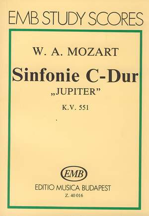 Mozart, Wolfgang Amadeus: Symphony in C major, K 551