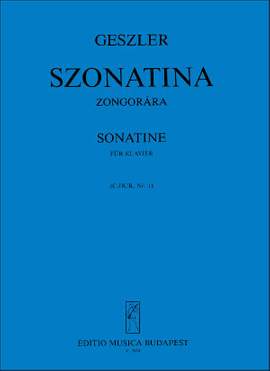 Geszler, Gyorgy: Sonatina in C major No.1 (piano)