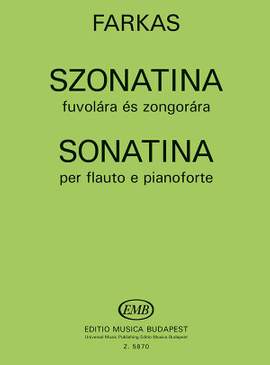 Farkas, Ferenc: Sonatina (flute and piano)