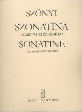 Szonyi, Erzsebet: Sonatina (violin and piano)
