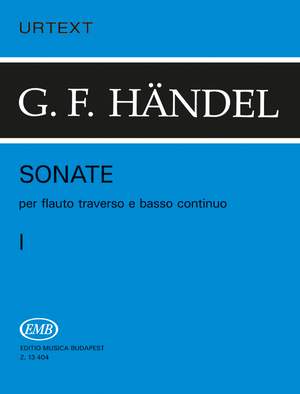 Händel, Georg Friedrich: Sonate per flauto traverso e basso continuo 1