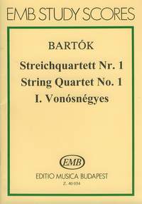 Bartok, Bela: String Quartet No. 1 (Miniature Score)