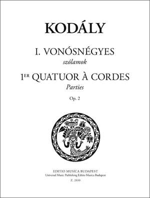 Kodaly, Zoltan: String Quartet No.1 Op.2 pts