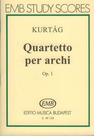 Various: String Quartet (Study Score)