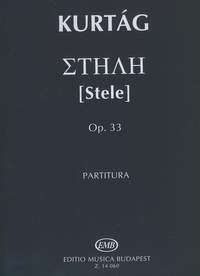 Kurtag, Gyorgy: Stele