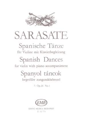Sarasate, Palo de: Spanish Dances Vol.7 (violin and piano)
