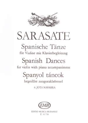Sarasate, Palo de: Spanish Dances Vol.4 (violin and piano)