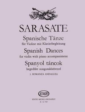 Sarasate, Palo de: Spanish Dances Vol.3 (violin and piano)