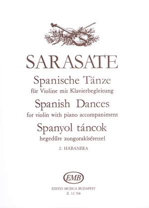 Sarasate, Palo de: Spanish Dances Vol.2 (violin and piano)