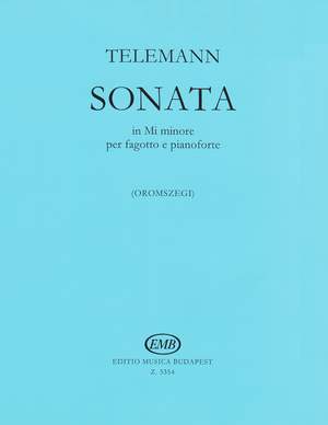 Telemann, Georg Philipp: Sonata in E minor