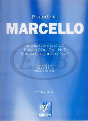 Marcello, Benedetto: Sonata G major Op.1 No.7