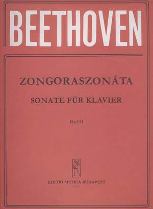 Beethoven: Piano Sonata in C minor op. 111