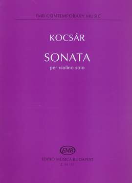 Kocsar, Miklos: Sonata per violino solo