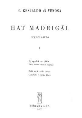 Six madrigals