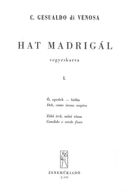 Six madrigals