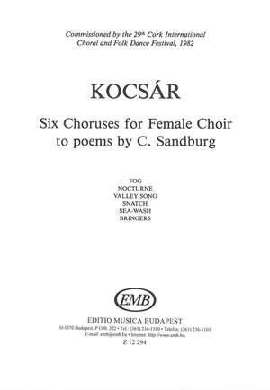 Kocsar, Miklos: Six Choruses