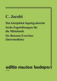 Jacobi, Conrad: Six Bassoon Exercises (Intermediate)