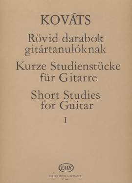 Kovats, Barna: Short Studies for guitar