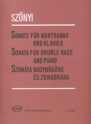 Szonyi, Erzsebet: Sonata