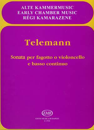 Telemann, Georg Philipp: Sonata